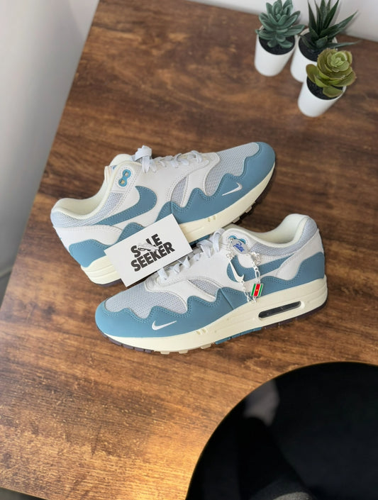 NIKE AIR MAX 1 PATTA WAVES NOISE AQUA - UK 7.5