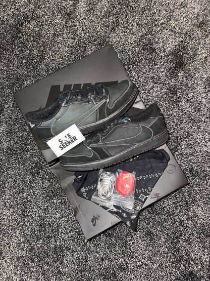 Nike Air Jordan 1 Low x Travis Scott Phantom Black - UK 11