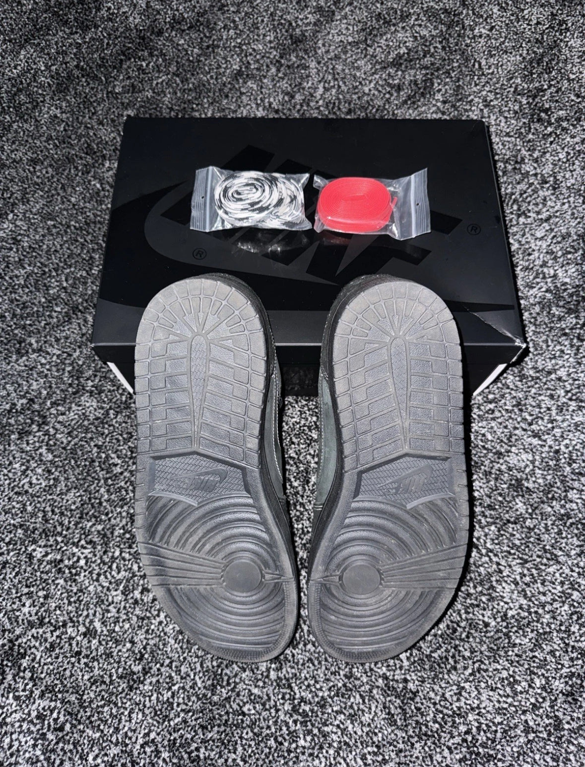 Nike Air Jordan 1 Low x Travis Scott Phantom Black - UK 11